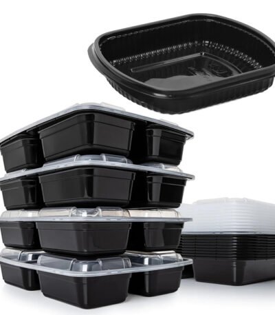 Rectangular-black-base-container