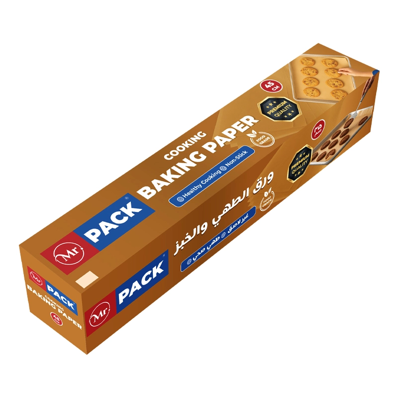 Baking Paper 45 cm Roll | Dusale Packing & Packaging Material Trading LLC Non-stick 45 cm baking paper roll for baking and cooking use by Dusale Packing & Packaging Material Trading LLC