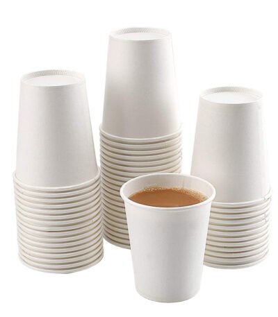white papwer-cups